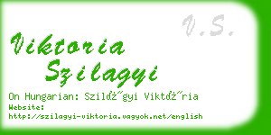 viktoria szilagyi business card